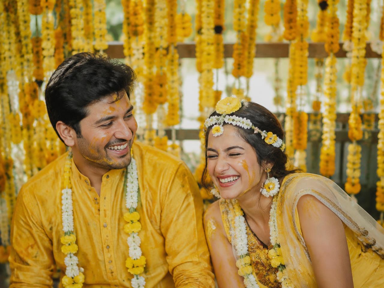 A candid wedding moment